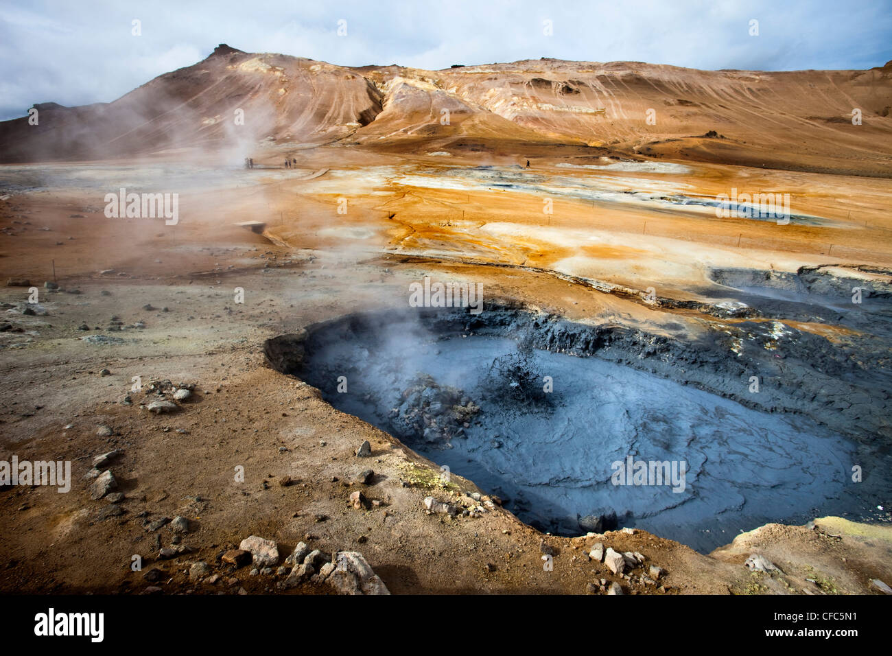 Namjafall Hevrir, Islande, Banque D'Images