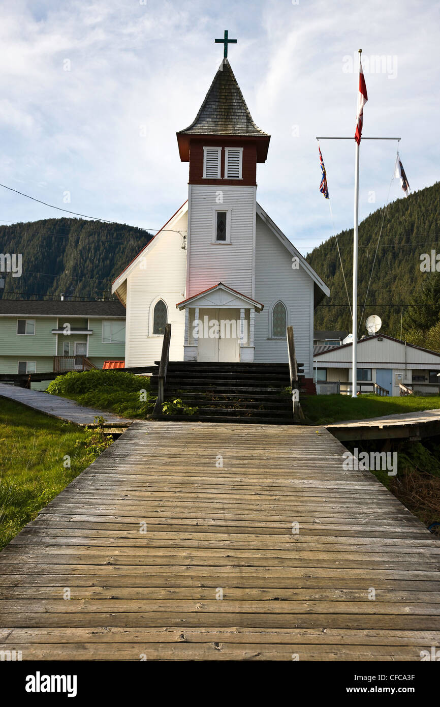 Hartley Bay en Colombie-Britannique Canada Banque D'Images