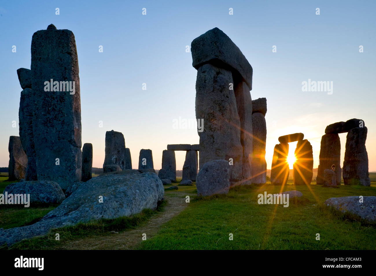 Stonehenge, près de Salisbury, Grande-Bretagne Banque D'Images