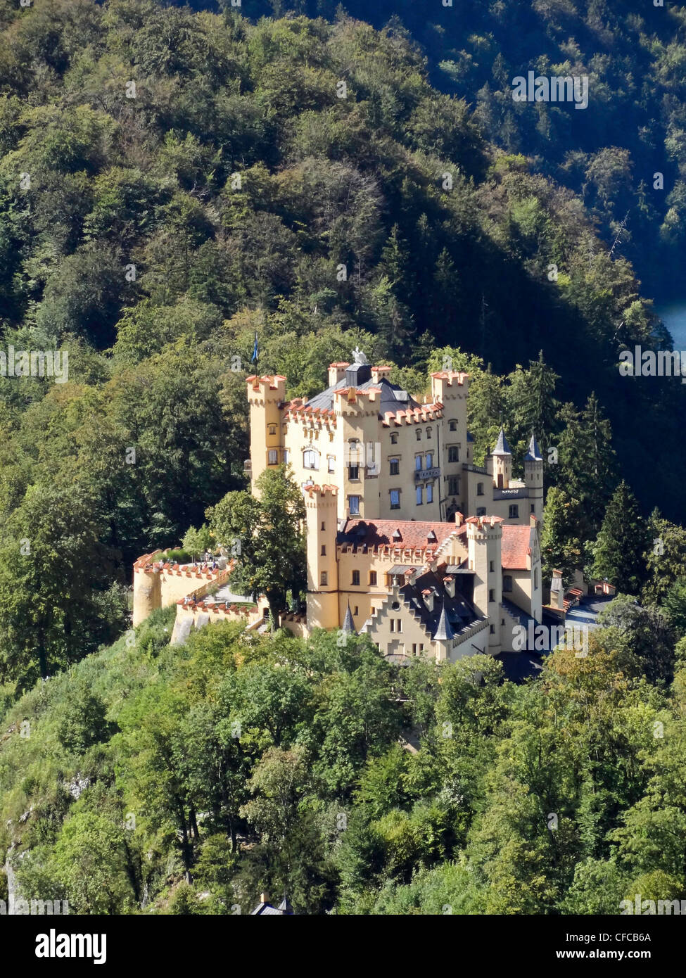 Allemagne, Hohenschwangau, Füssen, en Bavière, Allgäu, Château Banque D'Images