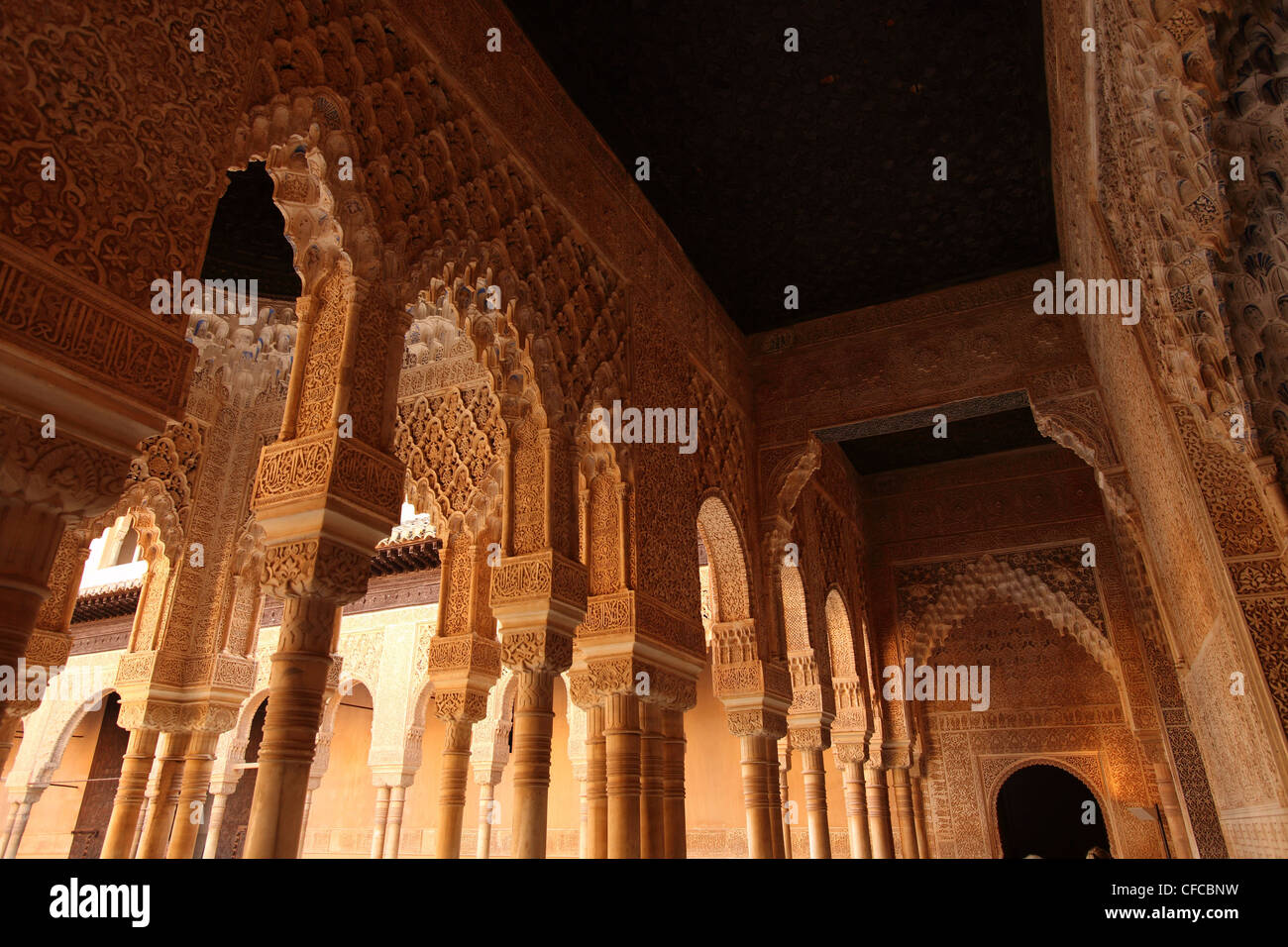 Alhambra, du patrimoine culturel mondial de l'Unesco, Grenade, Andalousie, Espagne Banque D'Images