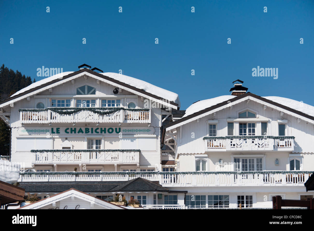 Le Chabichou Courchevel 1850 Hôtel Trois Vallées France Banque D'Images