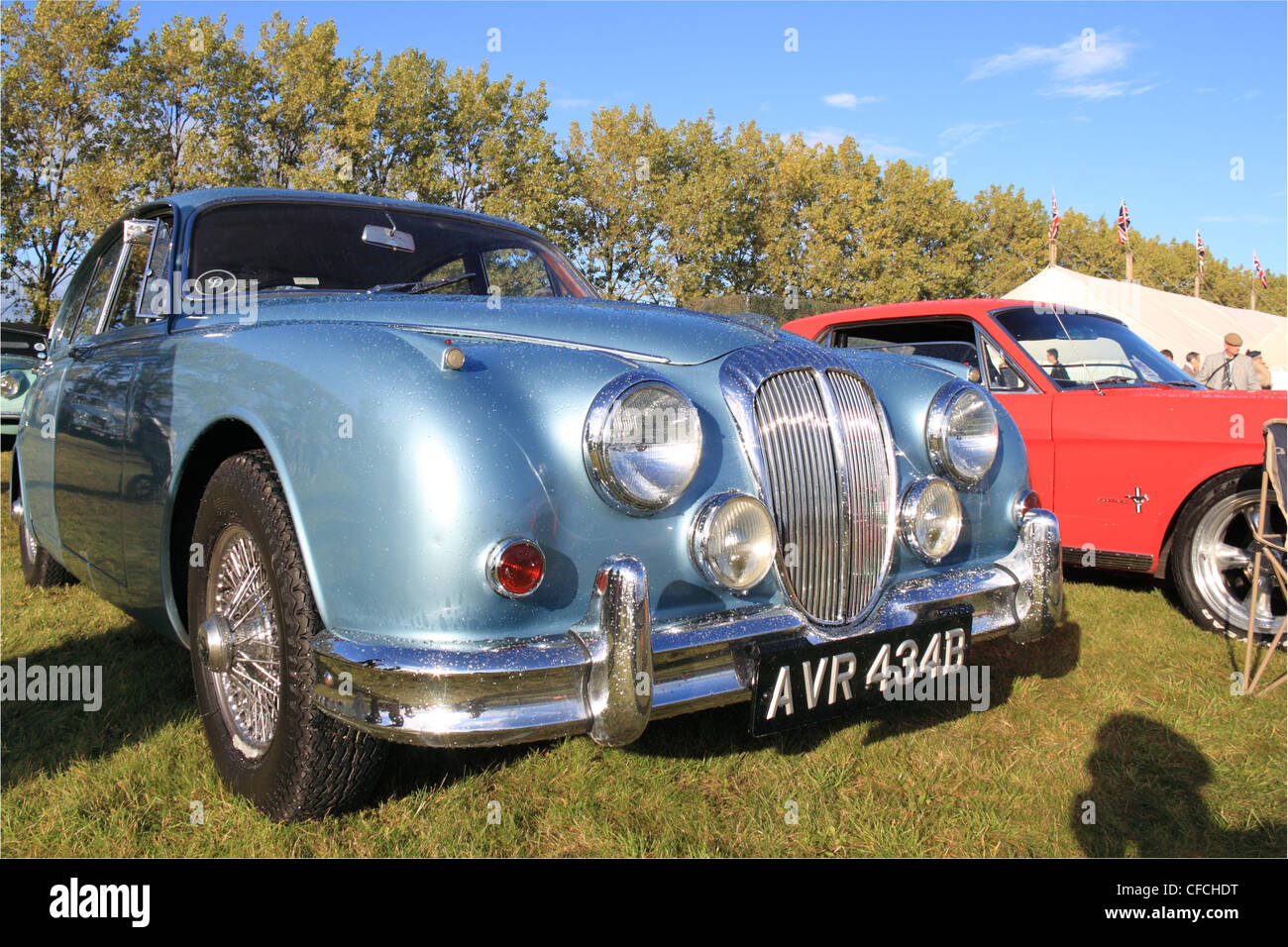 1964 Daimler 2.5 V8 à Goodwood Revival 2011, Chichester, West Sussex, Angleterre, Grande-Bretagne, Royaume-Uni, UK, Europe Banque D'Images