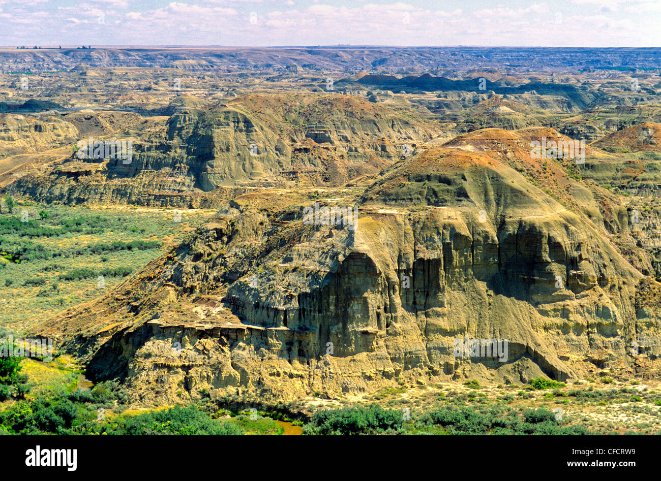 Le parc provincial Dinosaur, en Alberta, Canada Banque D'Images