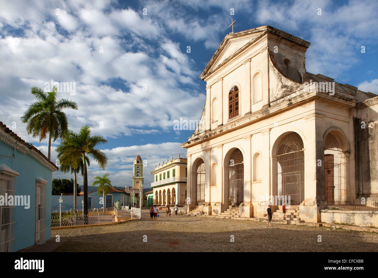 Vue sur la Plaza Mayor, Trinidad, Cuba, Antilles Banque D'Images