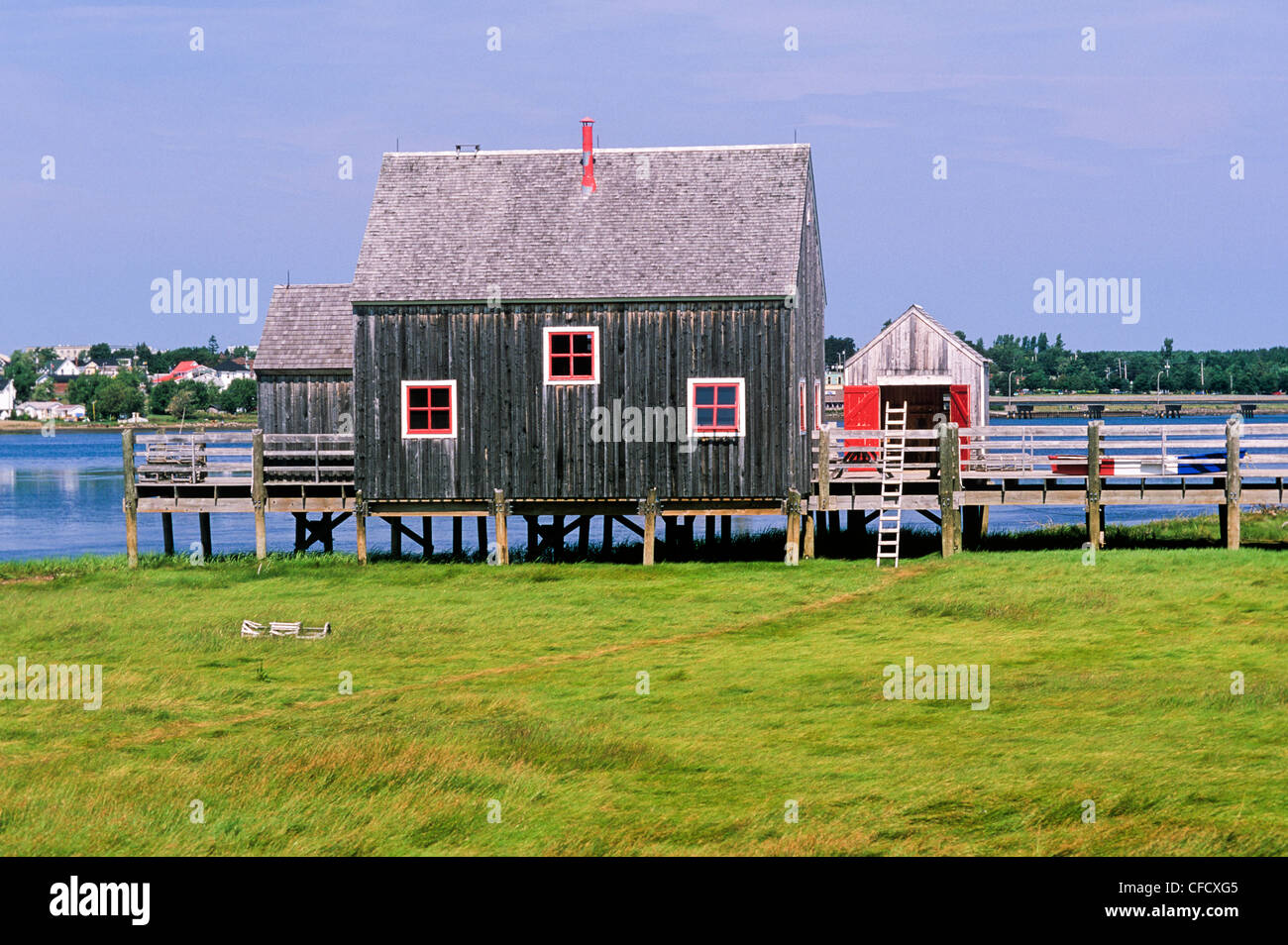 Le Pays de la Sagouine, Bouchtouche, Nouveau-Brunswick, Canada Banque D'Images