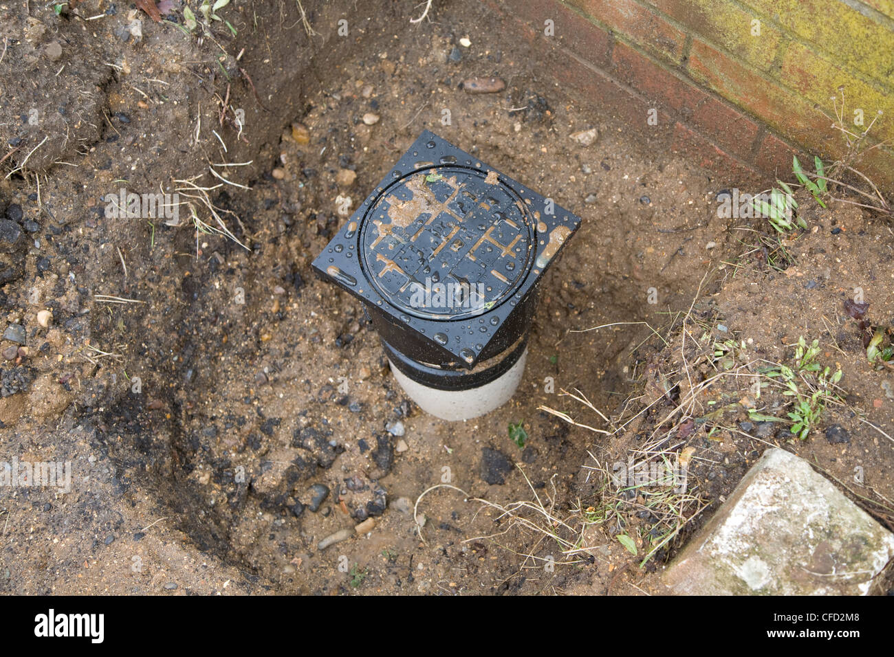 De l'eau intérieure aménagée dans le sol principal Banque D'Images