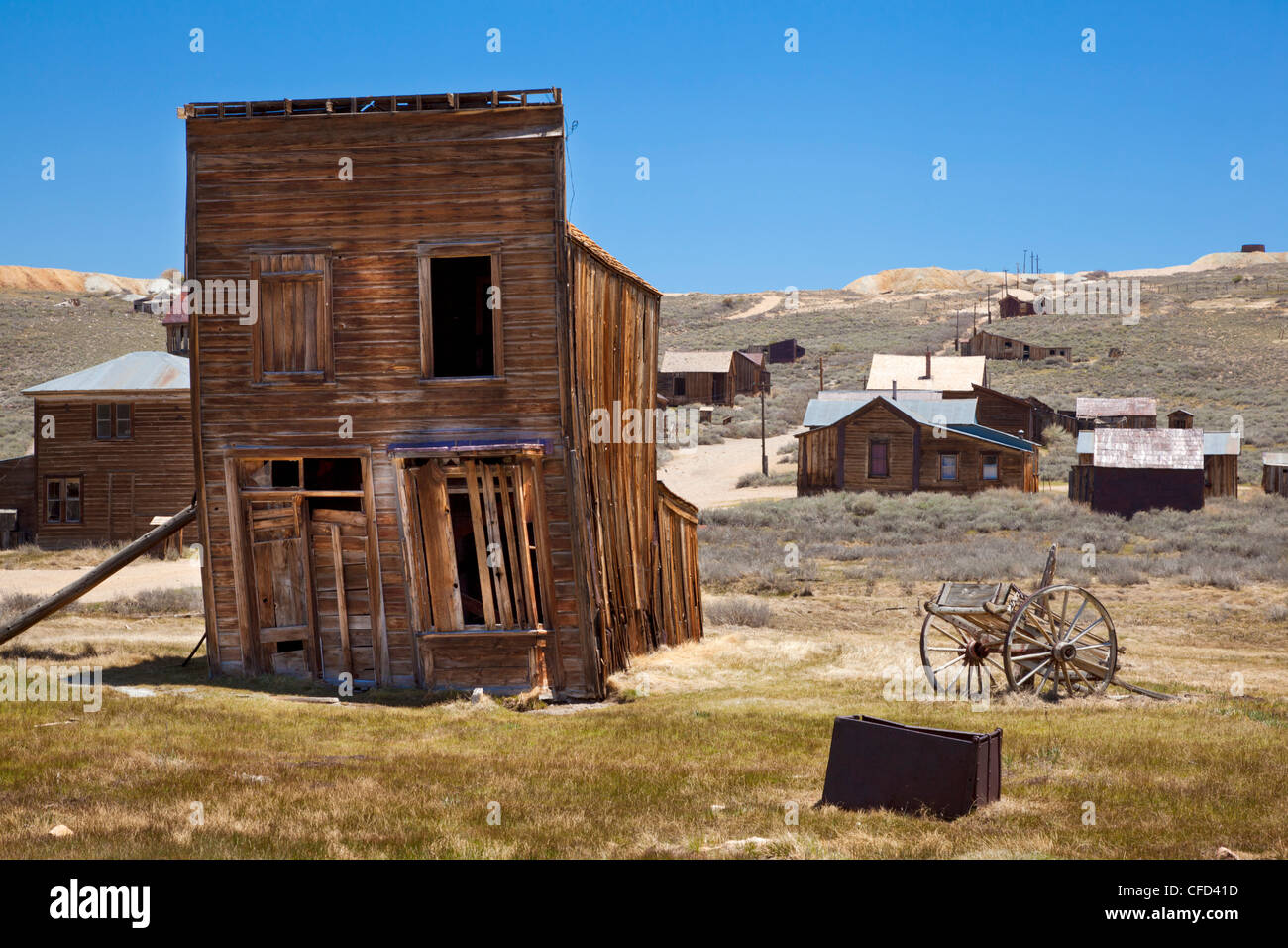 L'hôtel Swazey, Main Street, Bodie, Bodie State Historic Park, Bridgeport, California, USA Banque D'Images