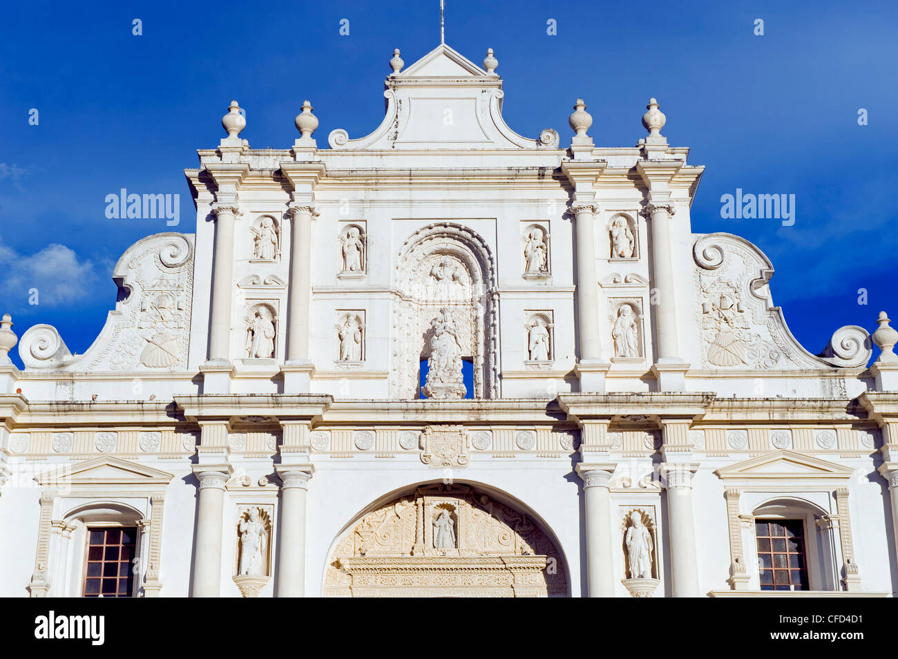 Cathédrale, Antigua, UNESCO World Heritage Site, Guatemala, Amérique Centrale Banque D'Images