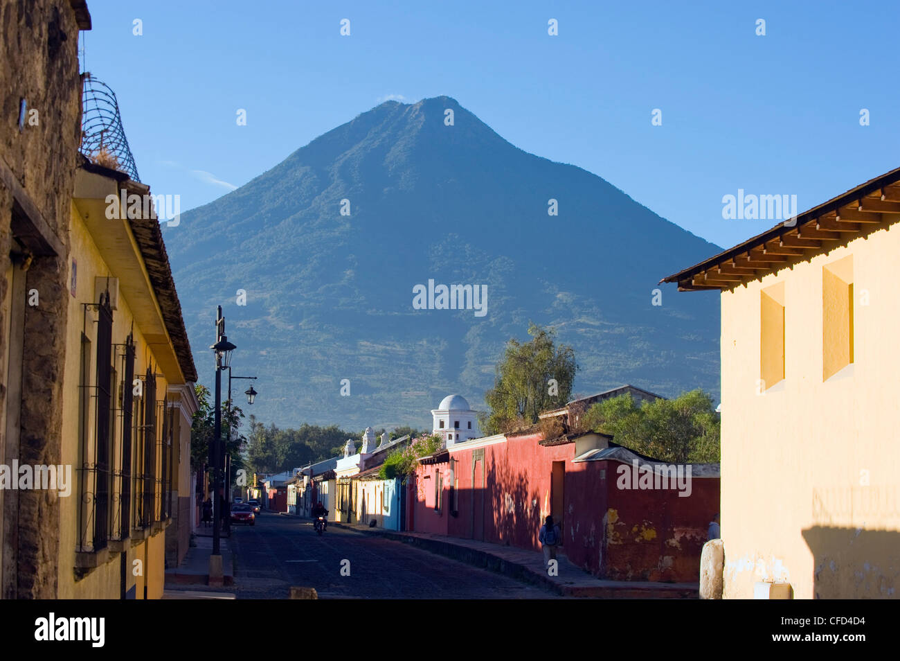 Volcan de Agua, 3765m, Antigua, Guatemala, Amérique Centrale Banque D'Images