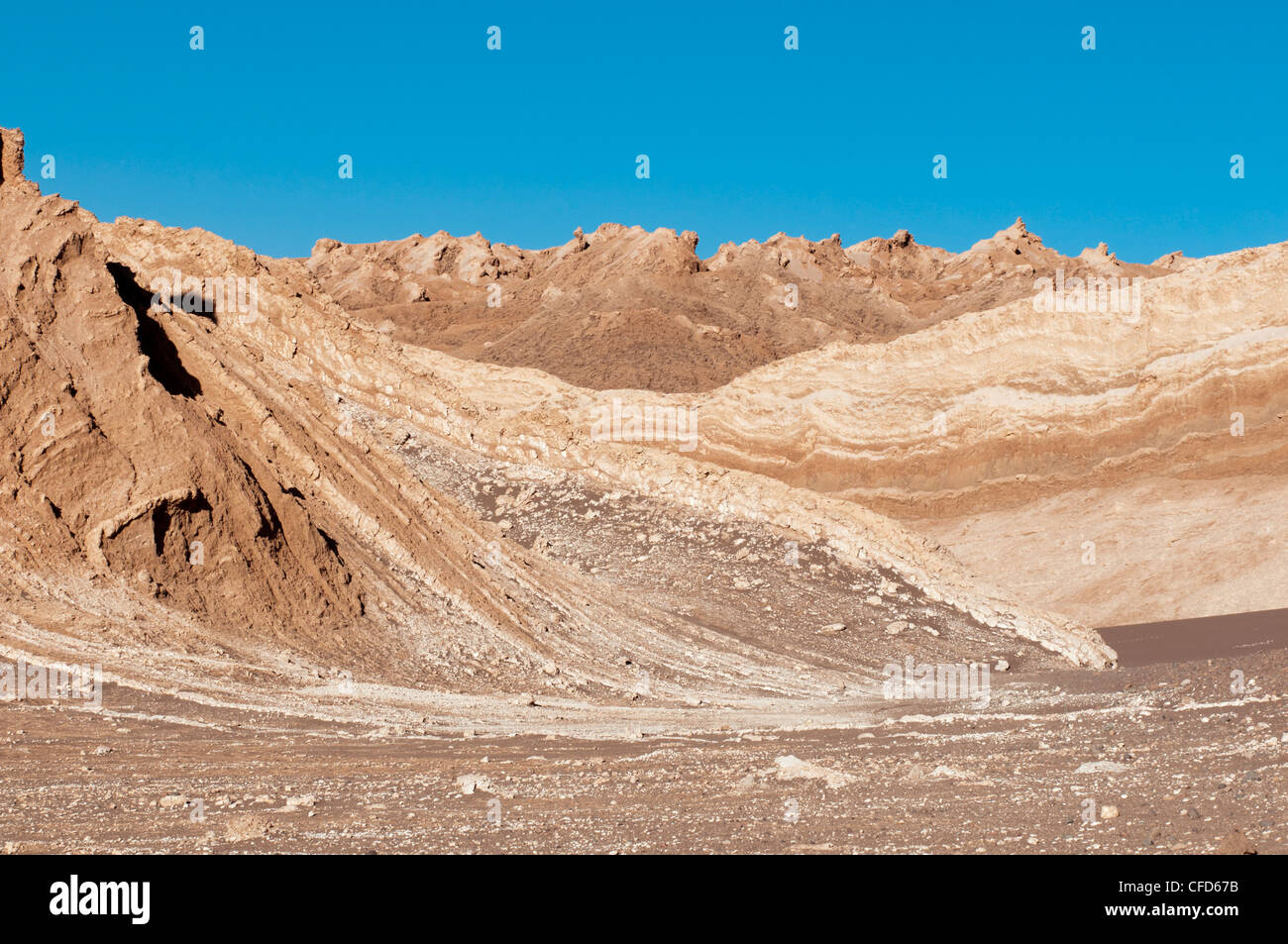 Valle de la Luna (vallée de la lune), Désert d'Atacama, Chili, Amérique du Sud Banque D'Images