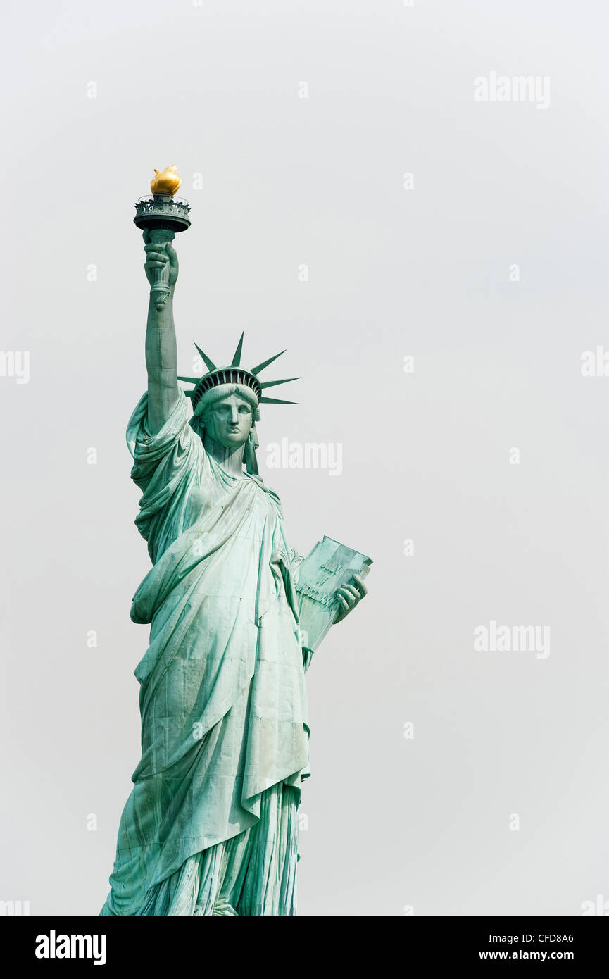 Statue de la liberté, du patrimoine culturel mondial de l'Unesco, New York, USA Banque D'Images