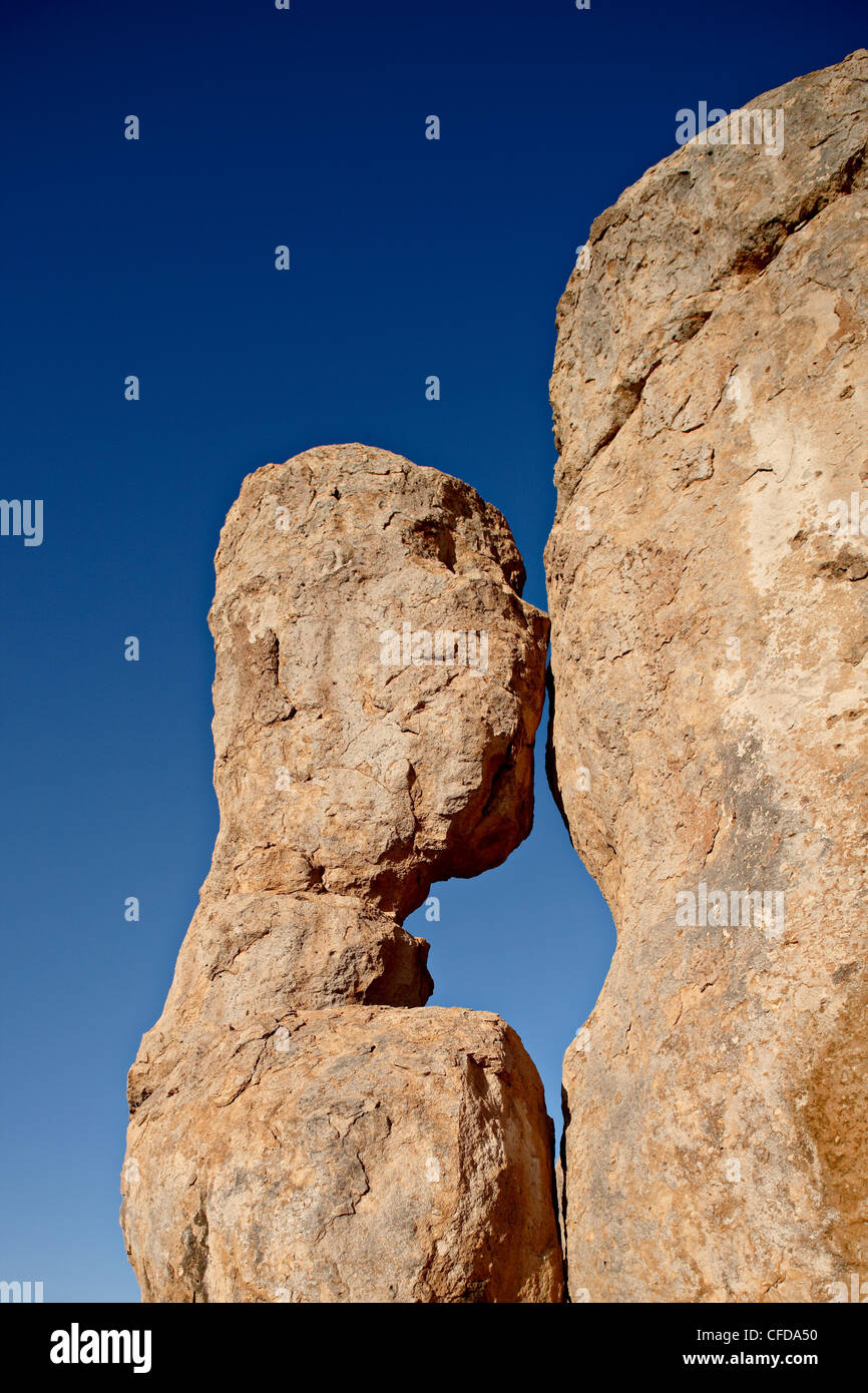 Pilier, Rock City of Rocks State Park, New Mexico, United States of America, Banque D'Images