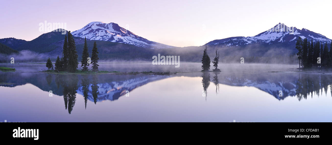 Lac d'étincelles, de l'Oregon. Banque D'Images