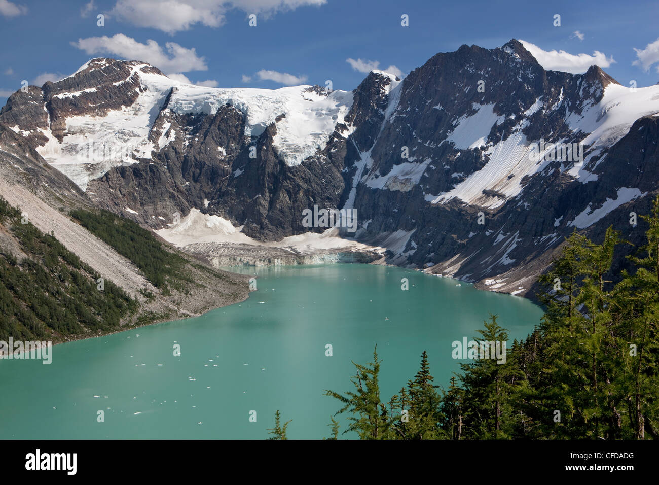 Lac du glacier suspendu, Purcell, British Columbia, Canada Banque D'Images