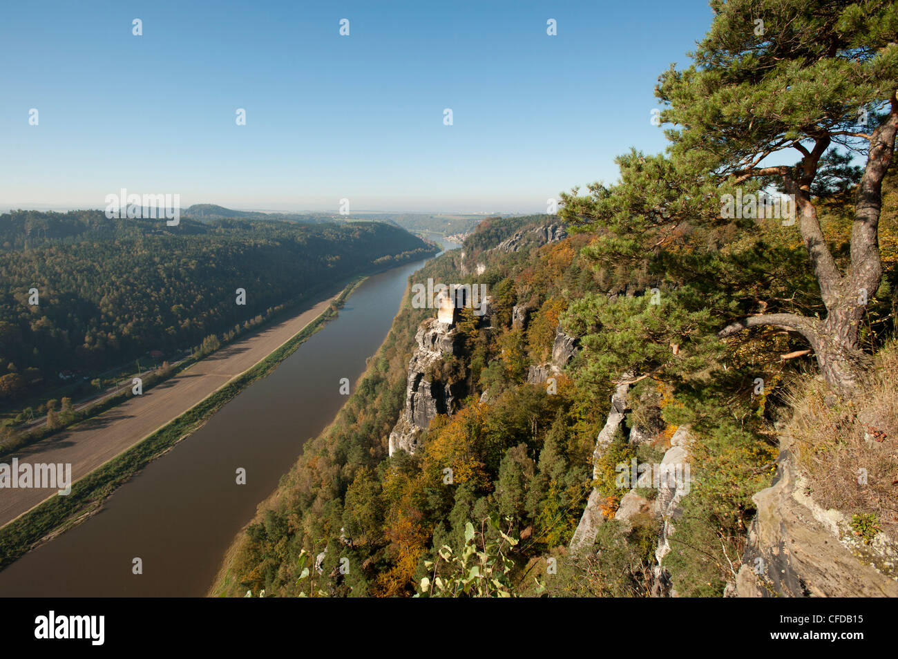 Saxon-Switzerland National Park, Saxe, Allemagne, Europe Banque D'Images
