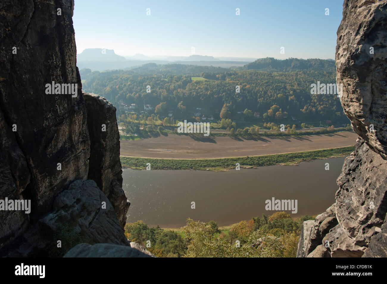 Saxon-Switzerland National Park, Saxe, Allemagne, Europe Banque D'Images