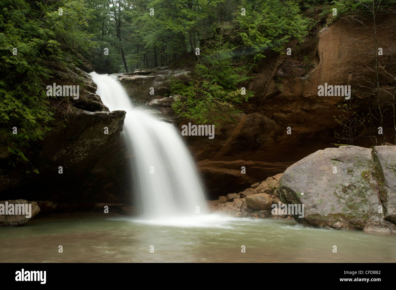 Parc d'État de Hocking Hills, Ohio, États-Unis d'Amérique, Banque D'Images