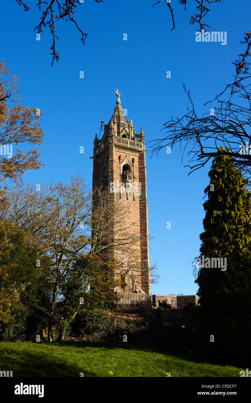 La tour Cabot sur Brandon Hill, Bristol, England, UK Banque D'Images