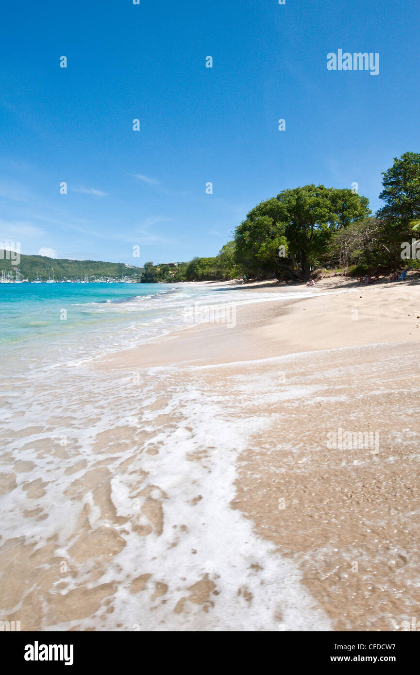 Partie inférieure de la baie, Bequia, St Vincent et les Grenadines, îles du Vent, Antilles, Caraïbes, Amérique Centrale Banque D'Images
