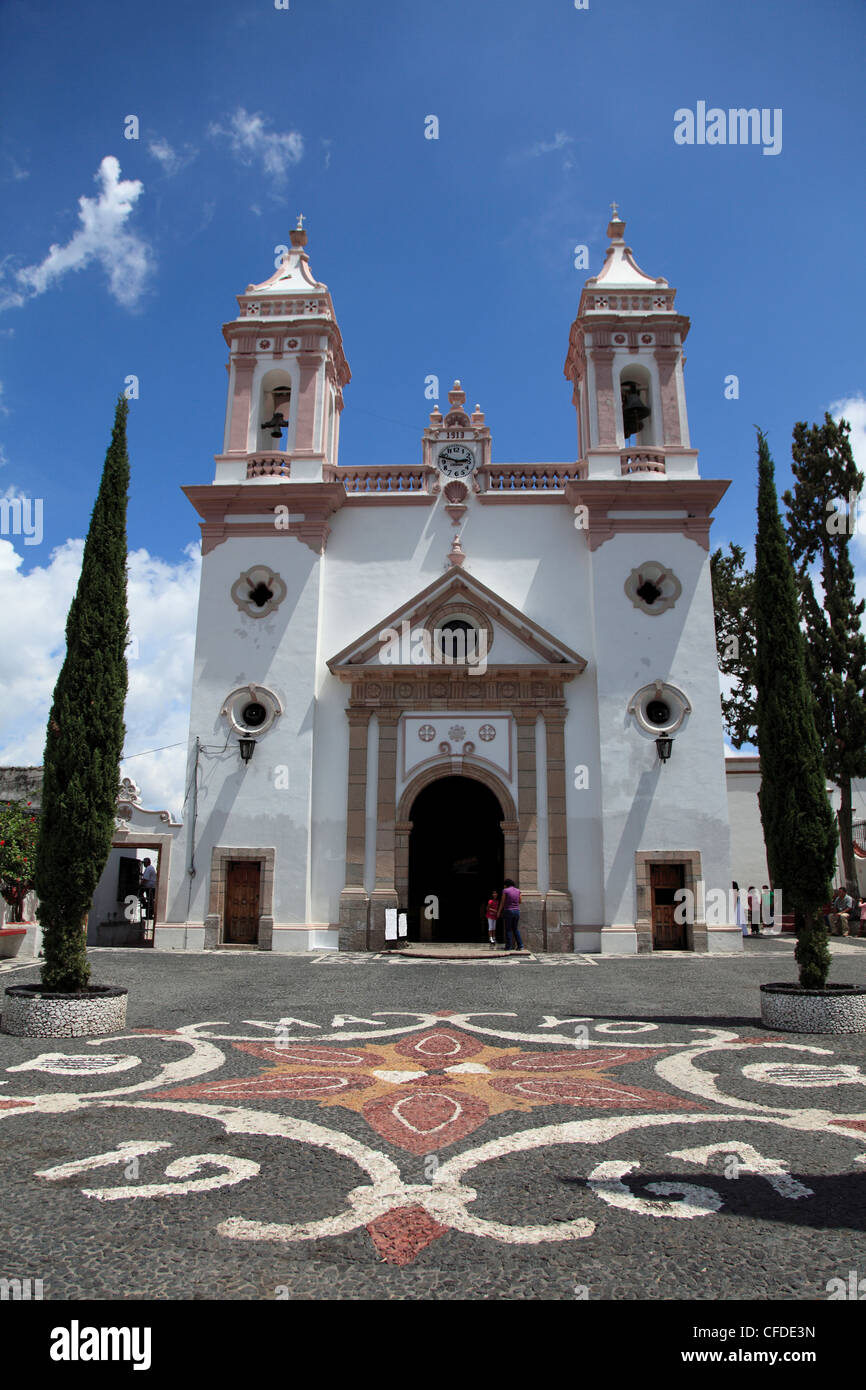 Templo de église de la Santa Veracruz, Taxco, Guerrero, Mexique, état Banque D'Images