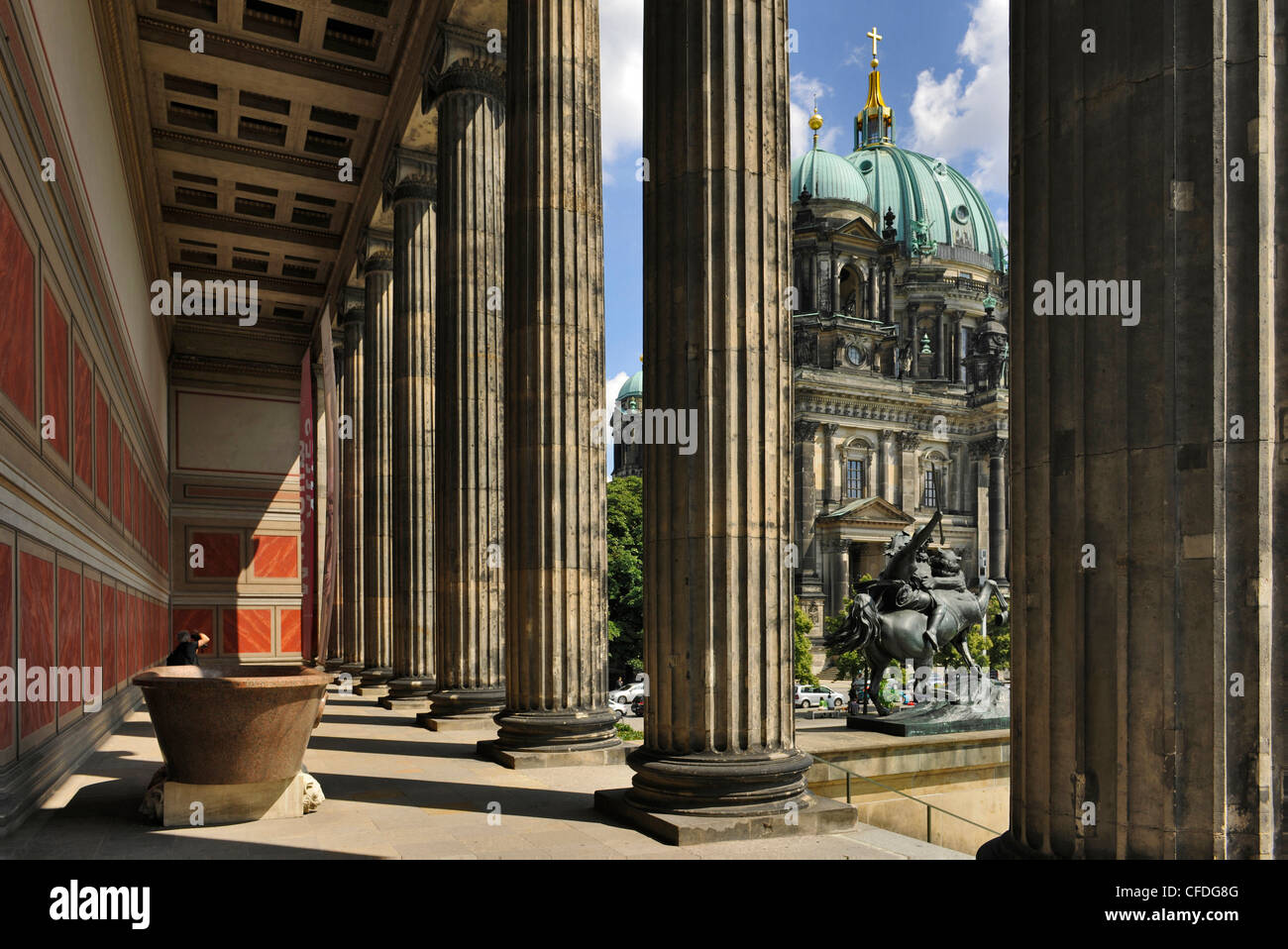 Vieux musée et de la cathédrale de Berlin, Berlin, Germany, Europe Banque D'Images