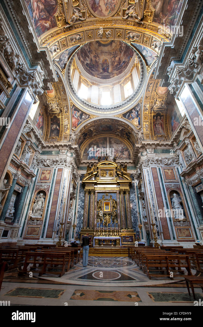 La Chapelle Pauline Borghèse (chapelle), Santa Maria Maggiore, Rome, Latium, Italie, Europe Banque D'Images