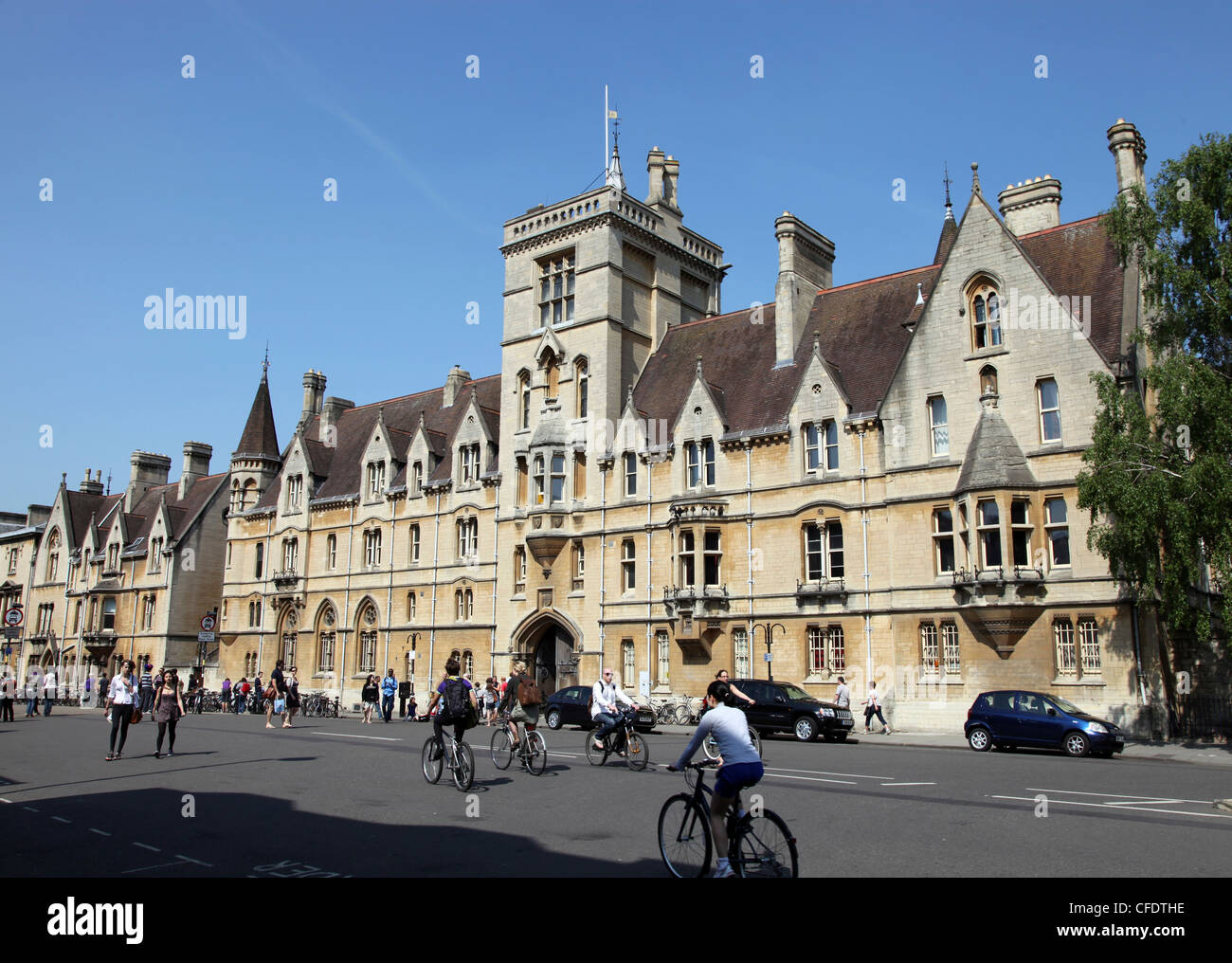 Au Balliol College, Oxford, Oxfordshire, Angleterre, Royaume-Uni, Europe Banque D'Images