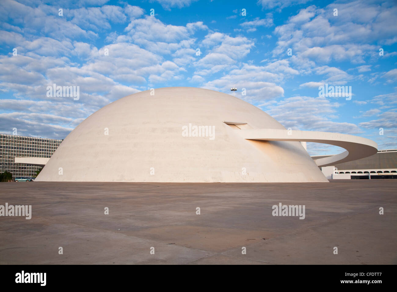 Complexe culturel de la République, National Museum, Brasilia, Département Federal-Brasilia, Brésil, Amérique du Sud Banque D'Images