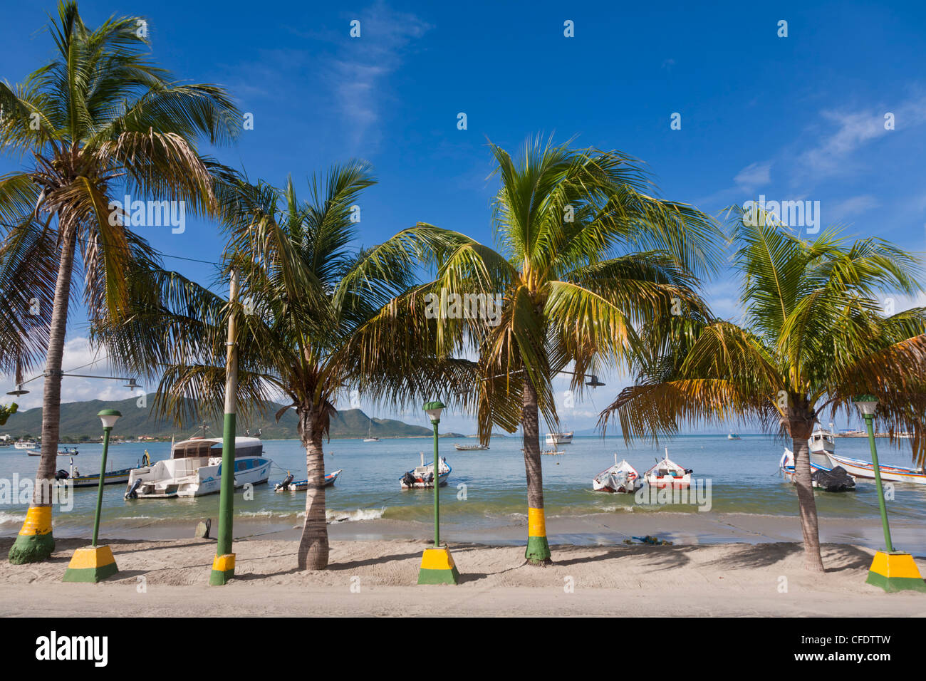 Juangriego harbour, Juangriego, Isla de Margarita (île de Margarita), Nueva esparta Venezuela Amerique du Sud Banque D'Images