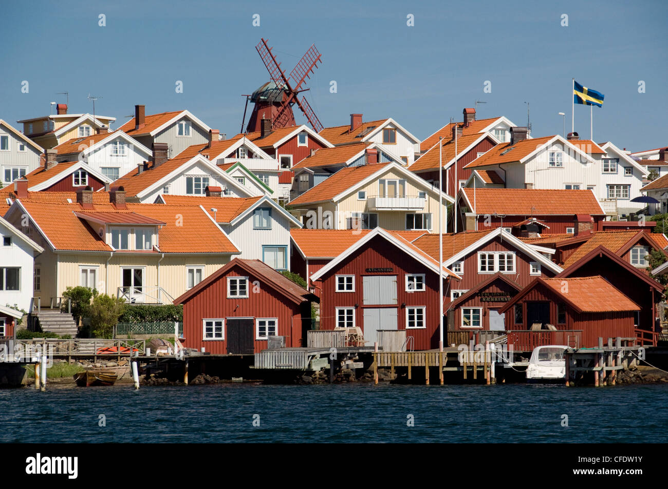 Maison Mollosund, Mollosund, West Sweden, Scandinavie, Europe Banque D'Images