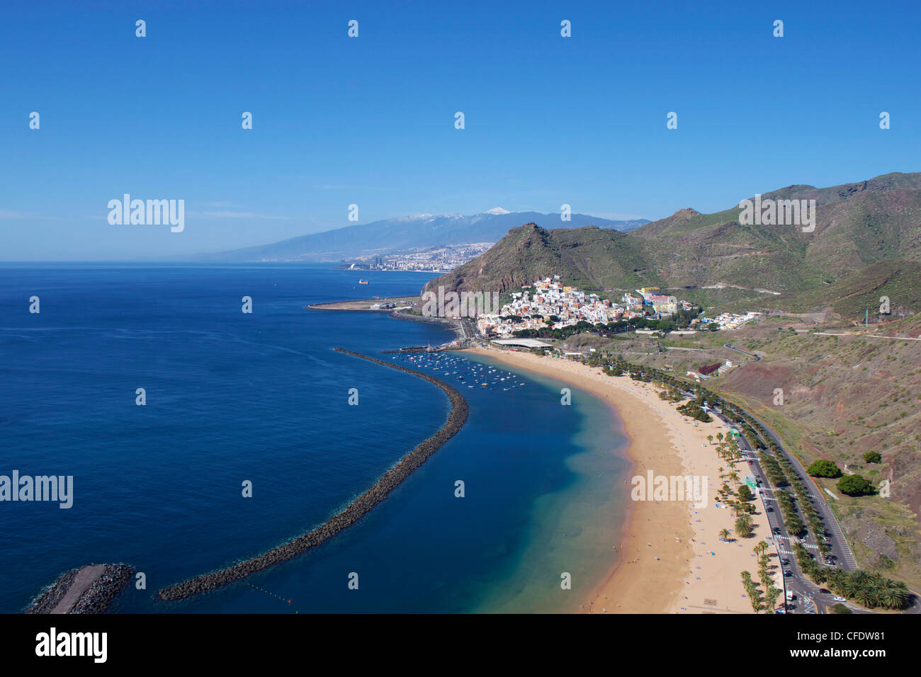 Las Teresitas, Tenerife, Canaries, Espagne, Europe, Atlantique Banque D'Images