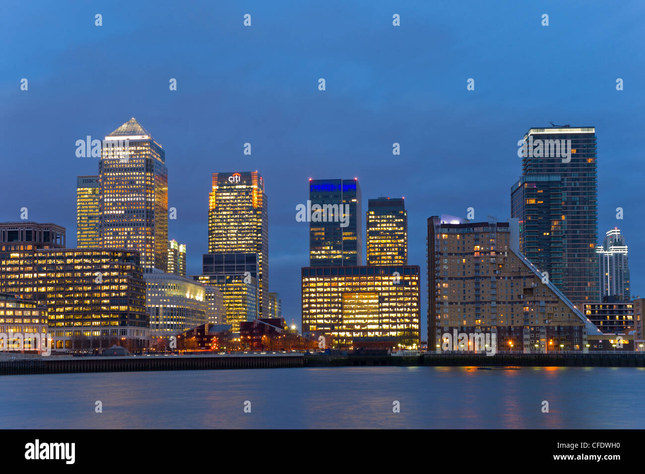 Canary Wharf, London Docklands, Londres, Angleterre, Royaume-Uni, Europe Banque D'Images