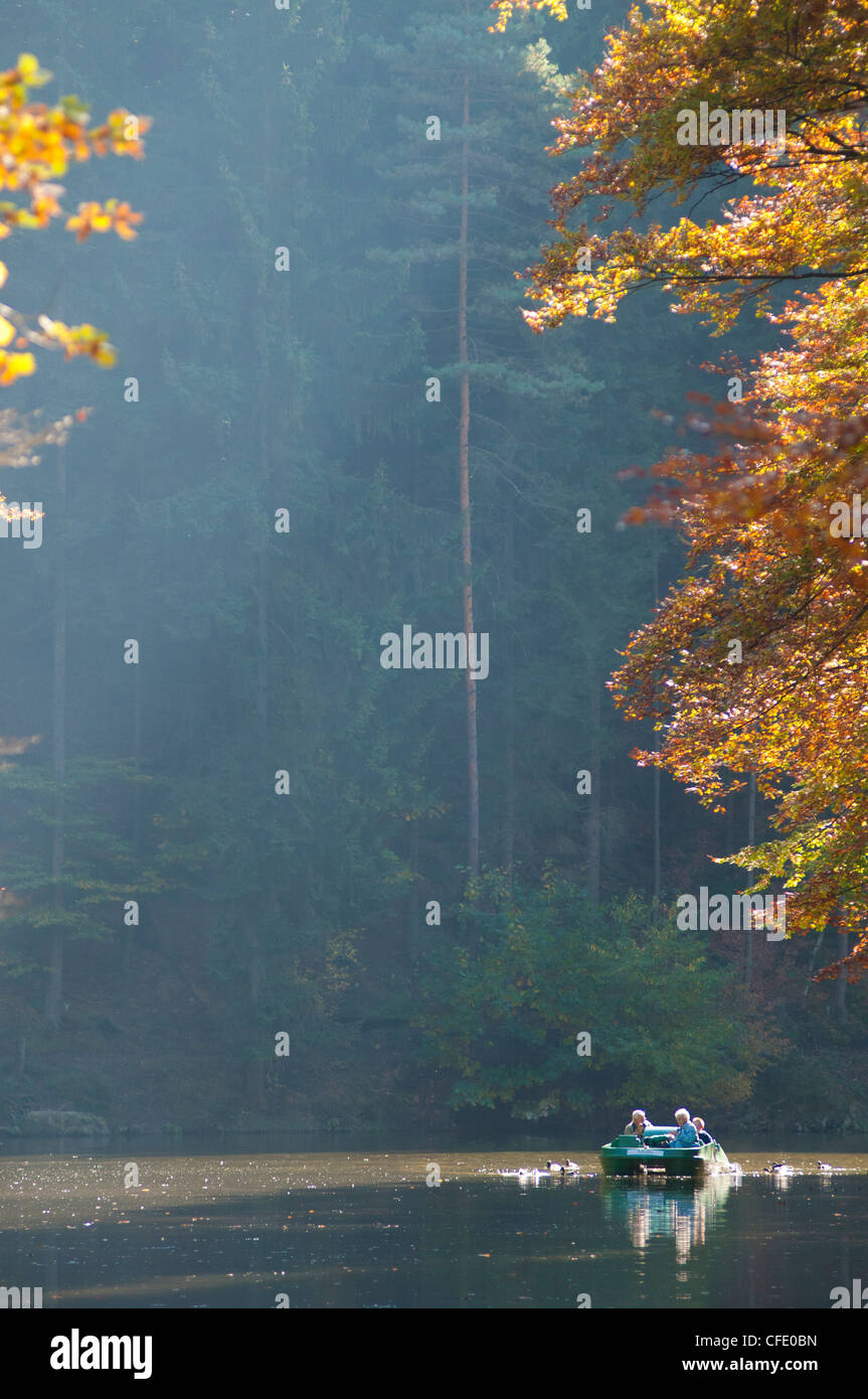 Saxon-Switzerland National Park, Saxe, Allemagne, Europe Banque D'Images