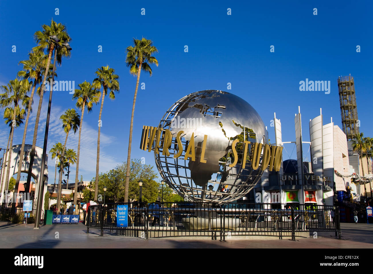 Globe at Universal Studios Hollywood, à Los Angeles, Californie, États-Unis  d'Amérique Photo Stock - Alamy