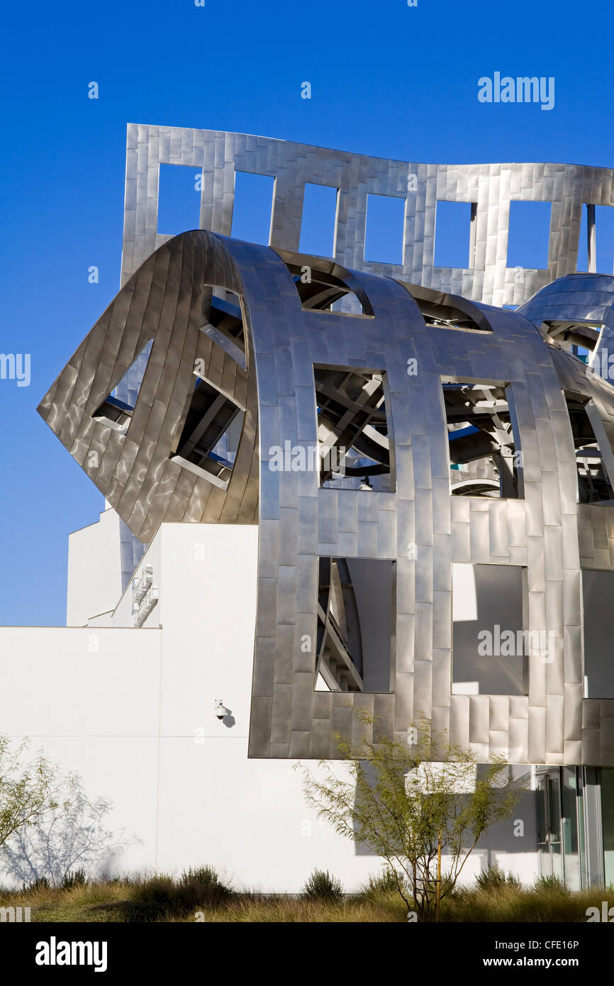 Cleveland Clinic Lou Ruvo Center pour la santé du cerveau, l'architecte Frank Gehry, Las Vegas, Nevada, United States of America Banque D'Images