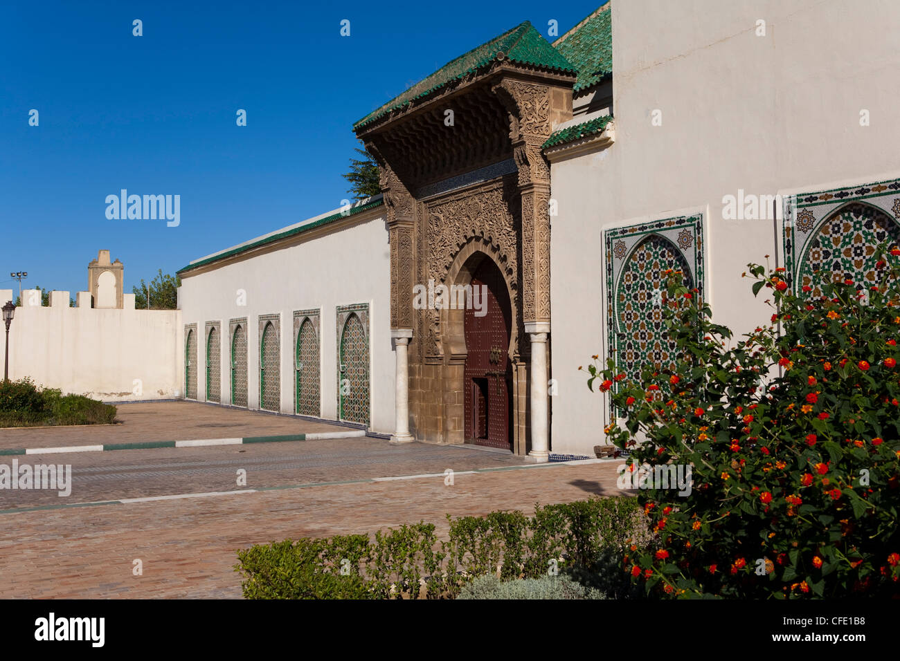 Mausolée de Moulay Ismail, Meknès, UNESCO World Heritage Site, Maroc, Afrique du Nord, Afrique Banque D'Images