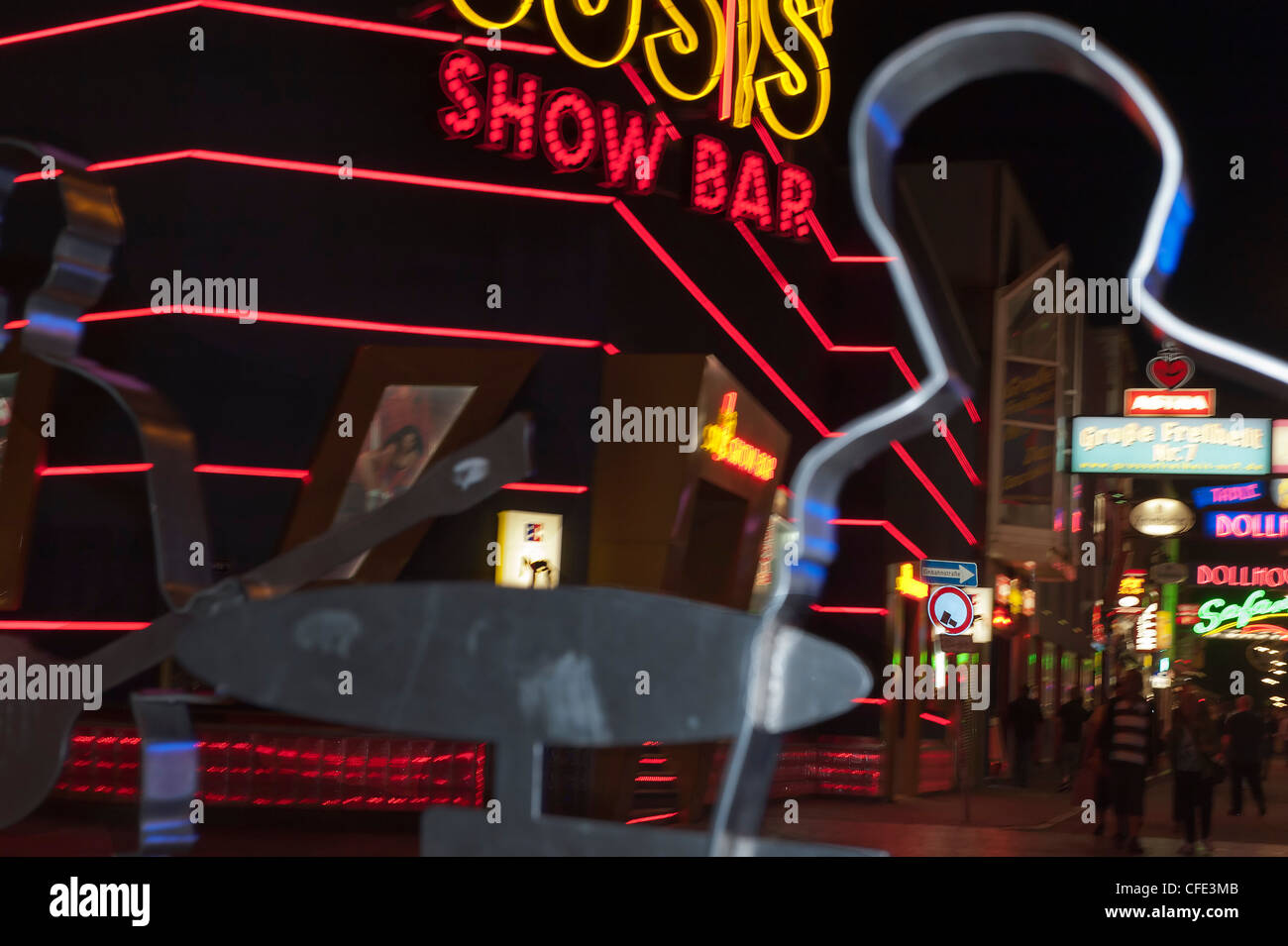 Beatles-Monument, Beatles-Platz, Große Freiheit, à Hambourg, Allemagne St.Pauli Banque D'Images