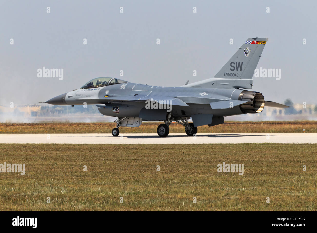General Dynamics F-16 Fighting Falcon de l'USAF Banque D'Images
