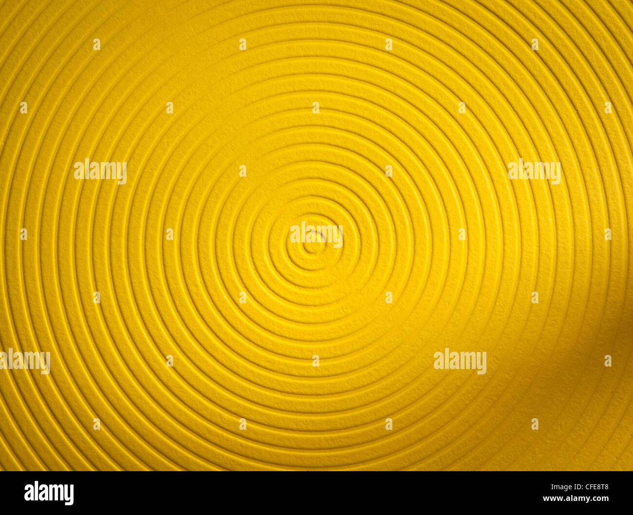 Image d'arrière-plan jaune cercles funky avec personne Banque D'Images