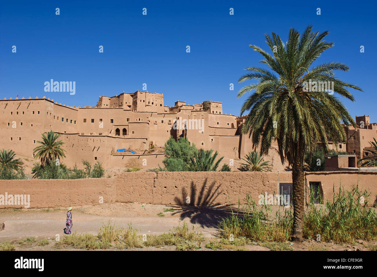 Taourirt de Ouarzazate, Maroc Banque D'Images