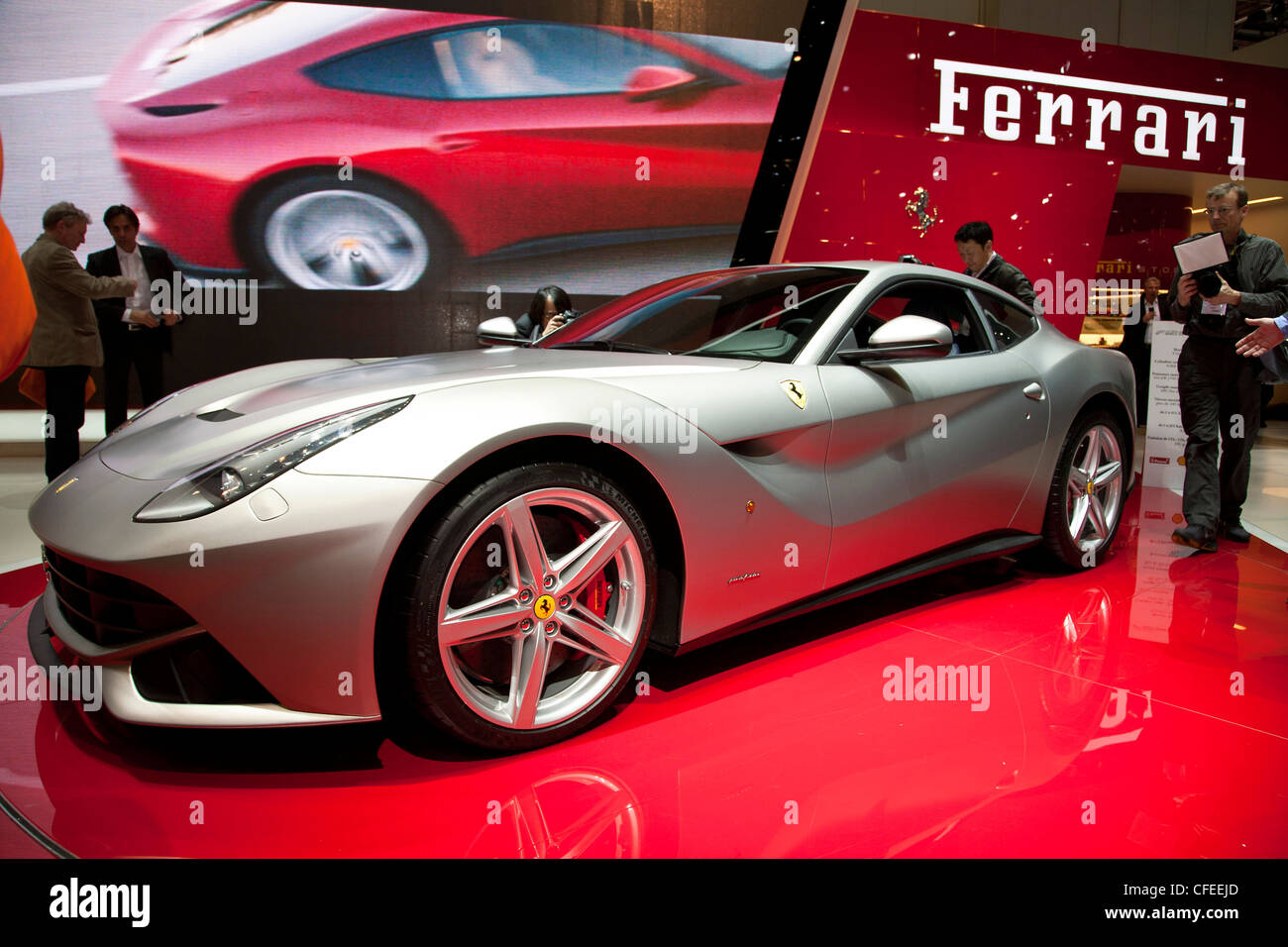 Ferrari F12 Berlinetta au Salon de Genève 2012 Banque D'Images