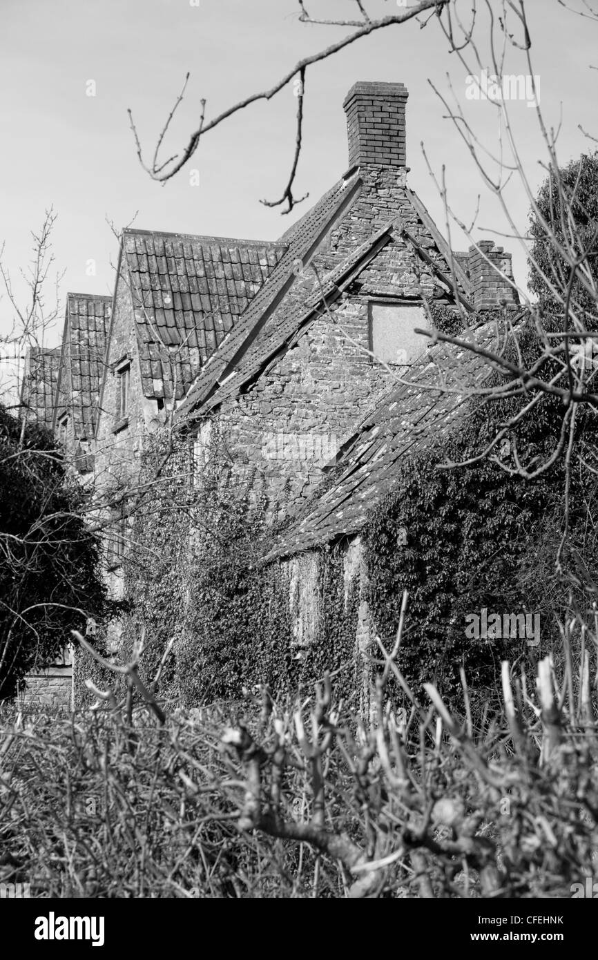Maison en ruine près de la Loire Thornbury Banque D'Images