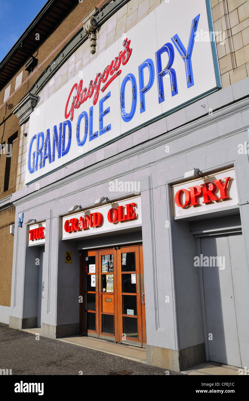 Le Grand Ole Opry au numéro sans frais. Ce lieu a été situé ici depuis de nombreuses années. Banque D'Images