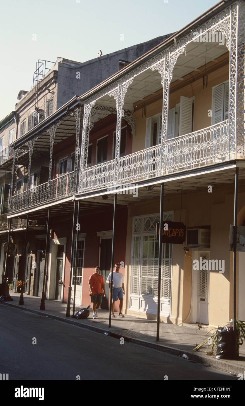 USA New Orleans Street Scene Banque D'Images