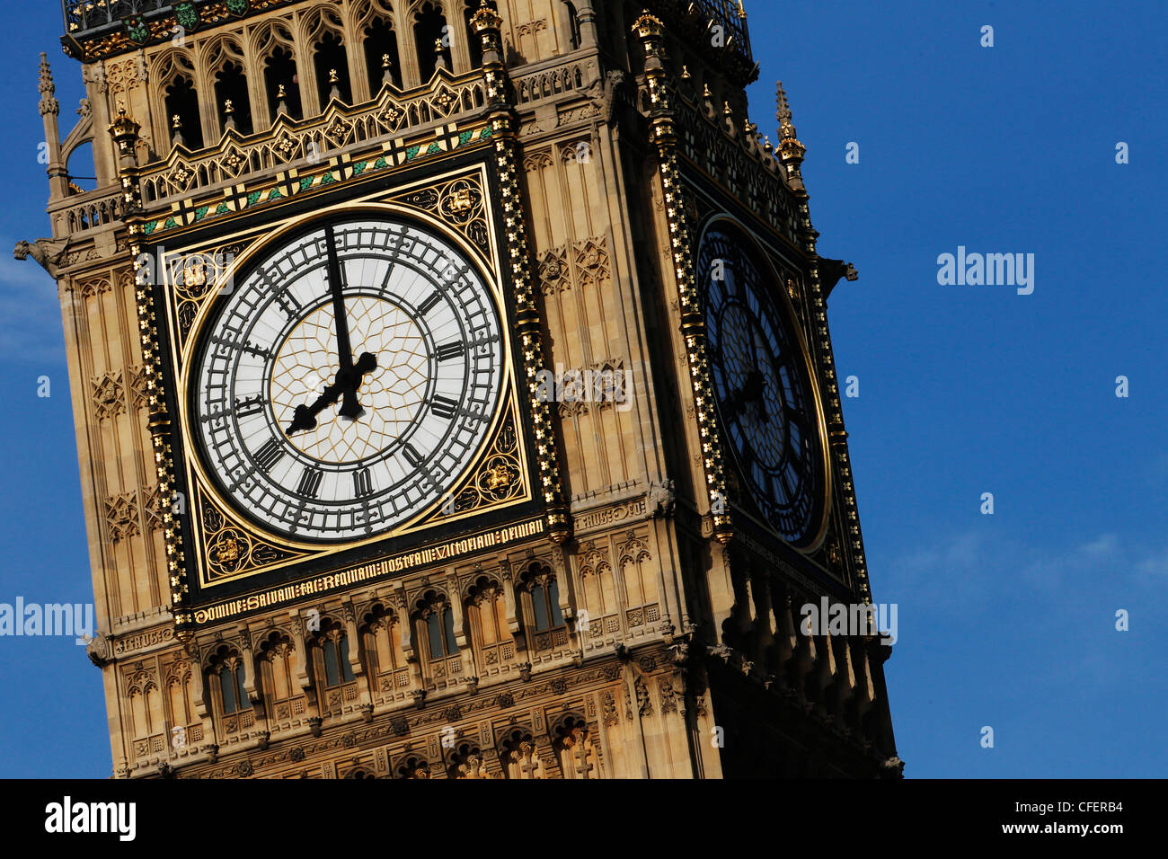 Palais de Westminster, le Parlement et Big Ben clock tower à Londres Banque D'Images