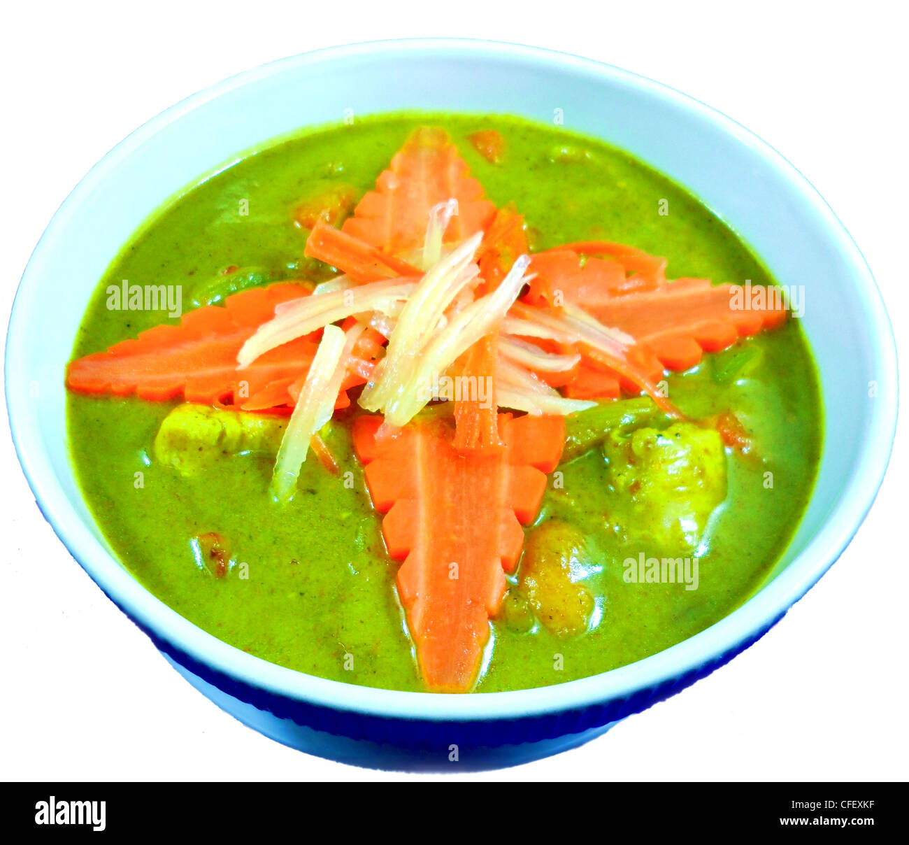 Kang Kai Karee (Indian influencé le curry thaï) Banque D'Images