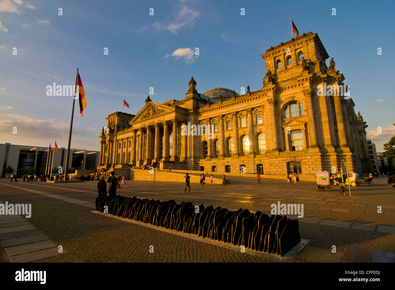 Le Reichstag, le Parlement allemand à Berlin, Berlin, Germany, Europe Banque D'Images