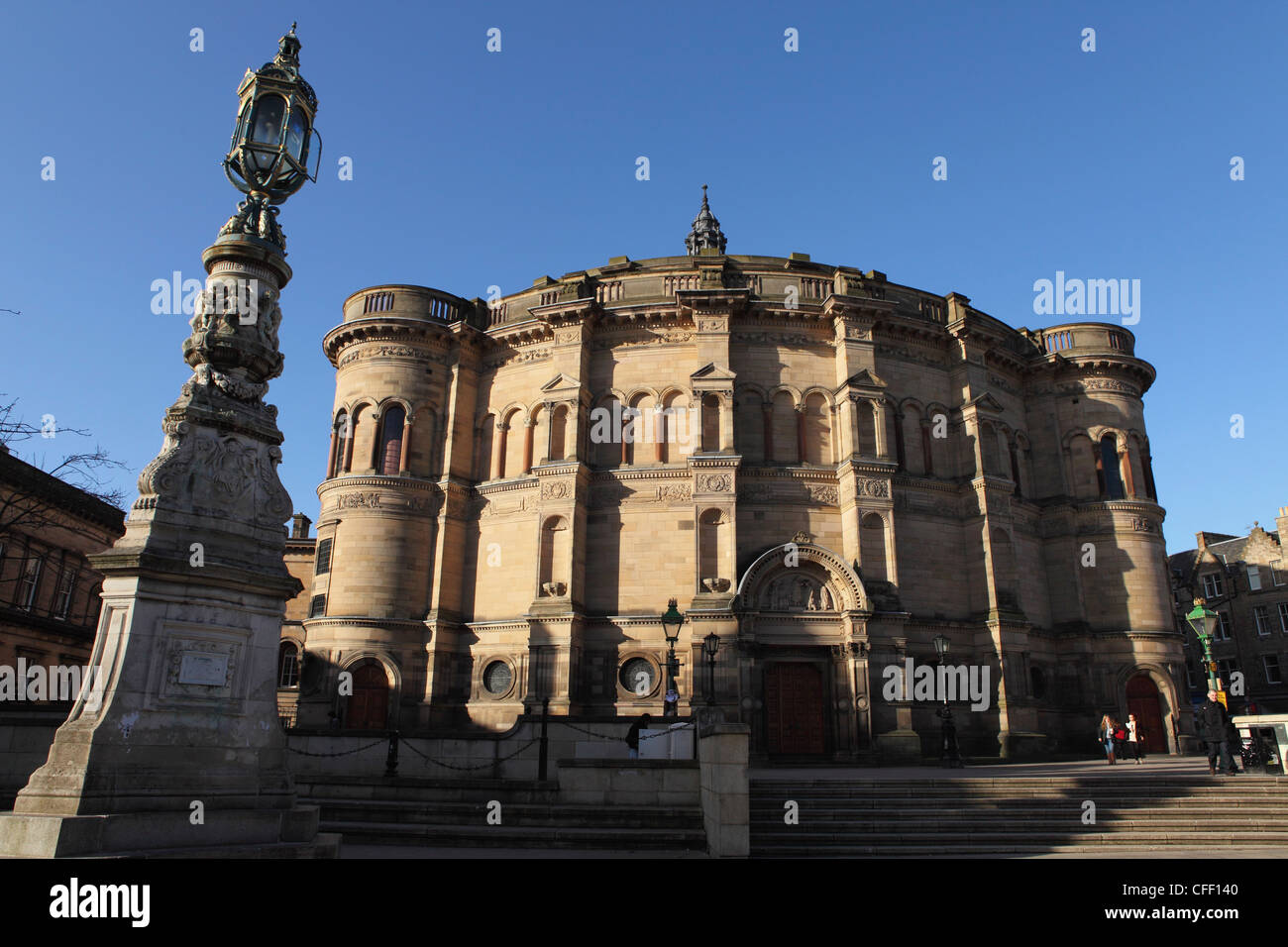 Le McEwan Hall, conçu par Sir Robert Rowand Anderson qu'Edinburgh University hall du diplôme à Édimbourg, Écosse, Royaume-Uni Banque D'Images