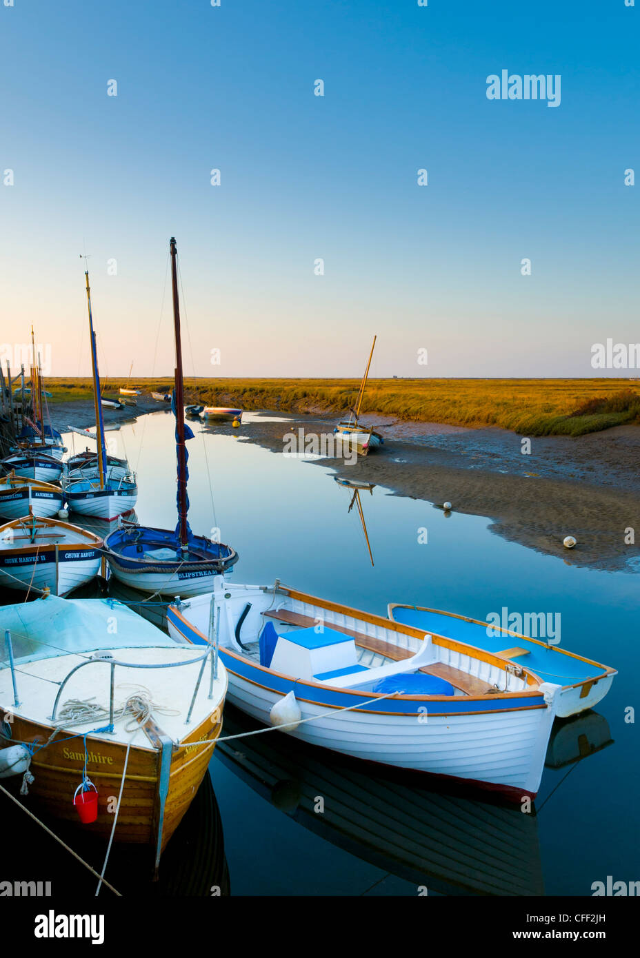 Agar Creek, Blakeney, Norfolk, Angleterre, Royaume-Uni, Europe Banque D'Images Agar Creek, Blakeney, Norfolk, Angleterre, Royaume-Uni, Europe Banque D'Images